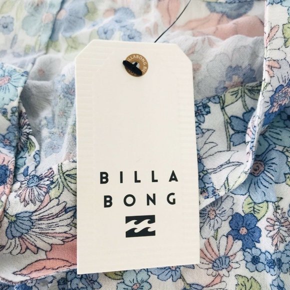 Billabong BNWT Field Day A-Line Midi Skirt Blue Size Large RRP $80 - Picture 7 of 12